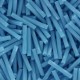 Miyuki twisted bugle Perlen 2x12mm Opaque turquoise blue TW2012-413